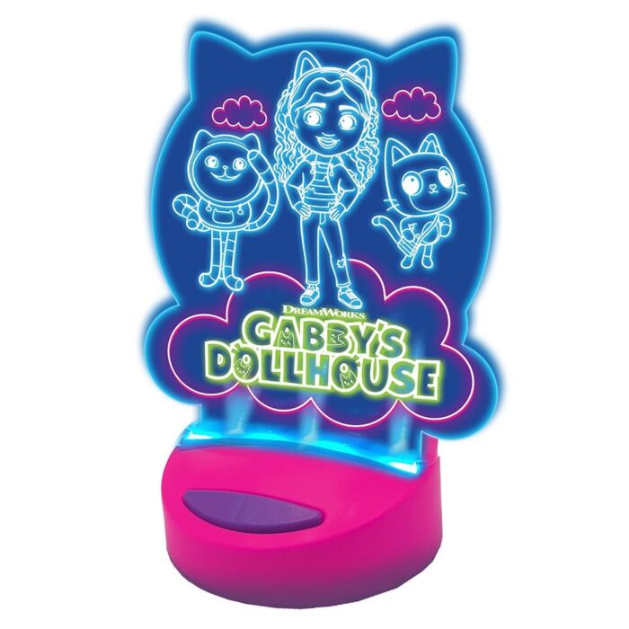 Luz de Noche Pinta y Brilla La Casa de Muñecas de Gabby - Imagen 2