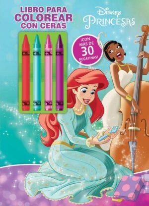 PRINCESAS: LIBRO PARA COLOREAR CON CERAS 2