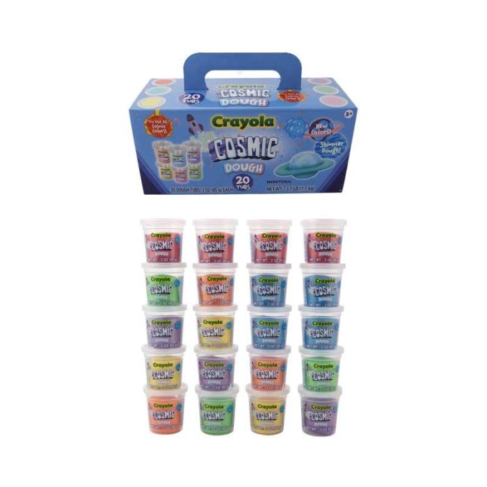 Pack 20 botes crayola cosmic dough - Imagen 1