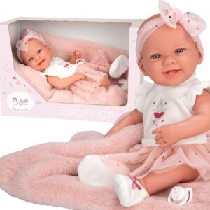 Muñeco Elegance Zoe Cuerpo Vinilo Bailarina con Cojín