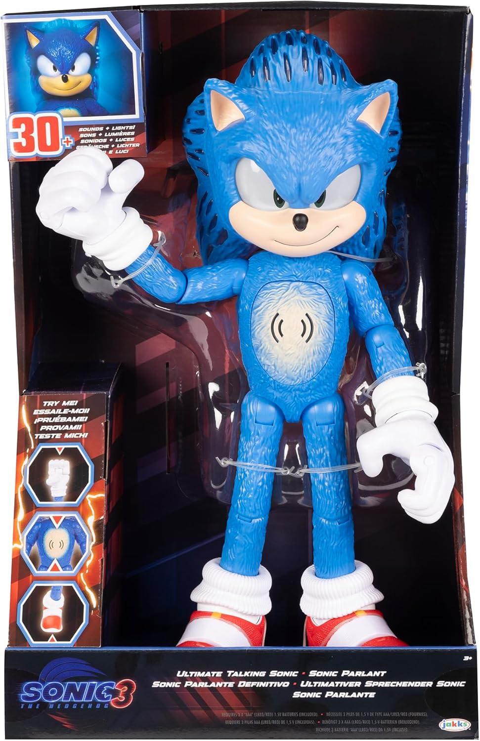 Figura Sonic Articulada Sonidos 36 cm