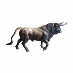 Figura Toro Bravo Castaño Trotando
