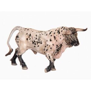 Figura toro bravo ensabanado trotando colección