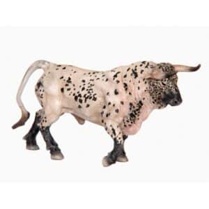 Figura toro bravo ensabanado trotando colección