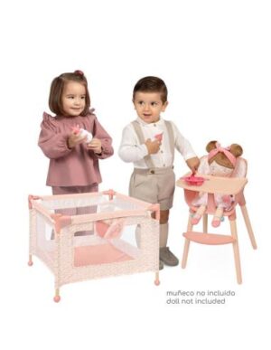 Set Trona y Parque de Muñecas Tulipe 2x1