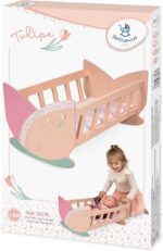 Cuna de Madera para Muñecas Tulipe con Colchón - Imagen 4