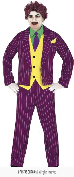 DISFRAZ JOKER CRAZY VILLAIN (XL)