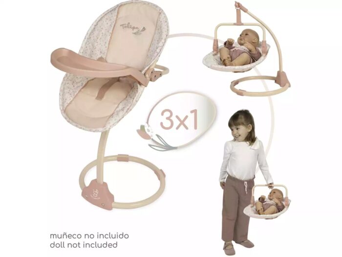 Trona Columpio de Muñecas Tulipe 3x1 - Imagen 3