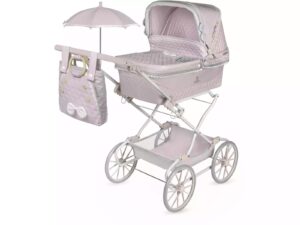 Carro de Muñecas Reborn Sophie Plegable con Sombrilla