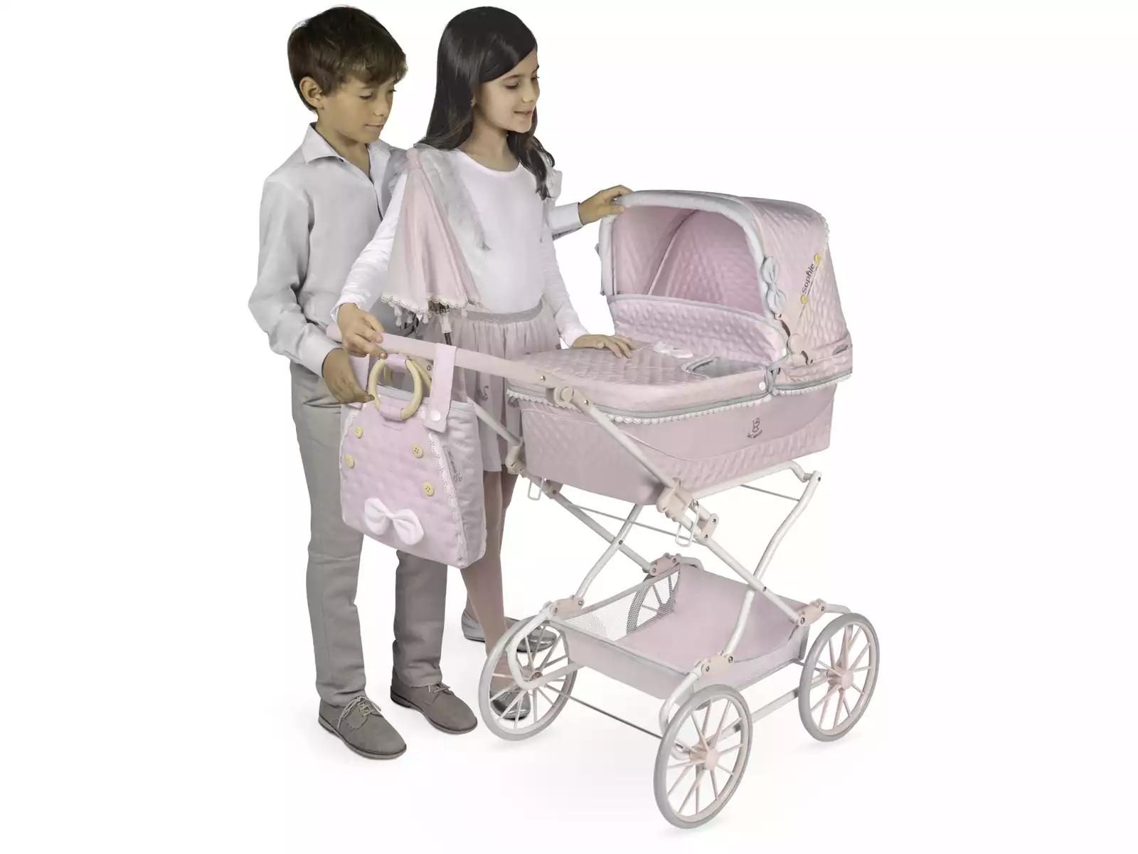 Carro de Muñecas Reborn Sophie Plegable con Sombrilla - Imagen 2