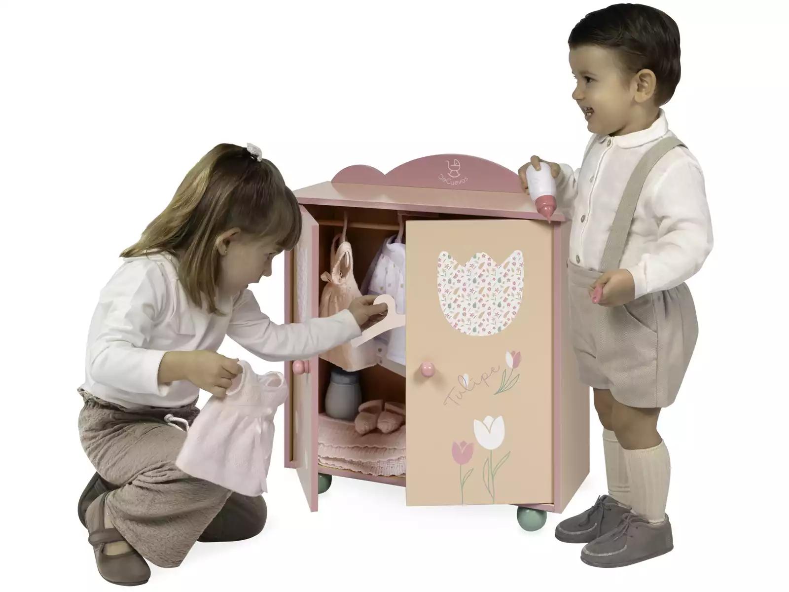 Armario de Madera para Muñecas Tulipe con Perchas - Imagen 2