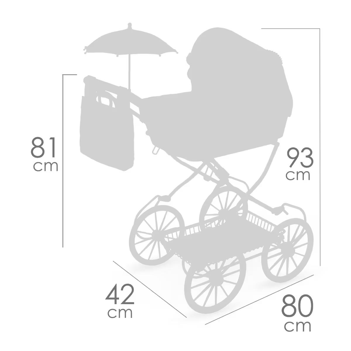 Carro de Muñecas Sophie Plegable con Sombrilla - Imagen 2