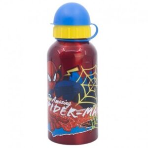 BOTELLA ALUMINIO PEQUEÑA 400 ML SPIDERMAN