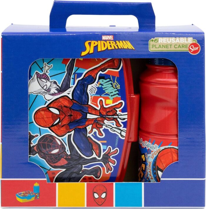 Set Sandwichera y Botella Spiderman - Imagen 1