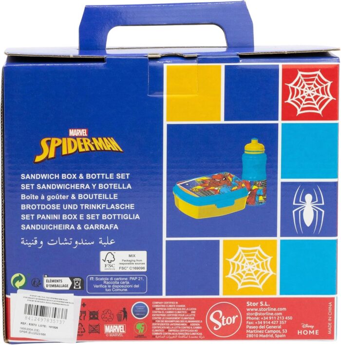 Set Sandwichera y Botella Spiderman - Imagen 3