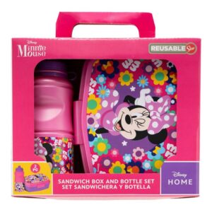 Minnie Set Sandwichera y Botella