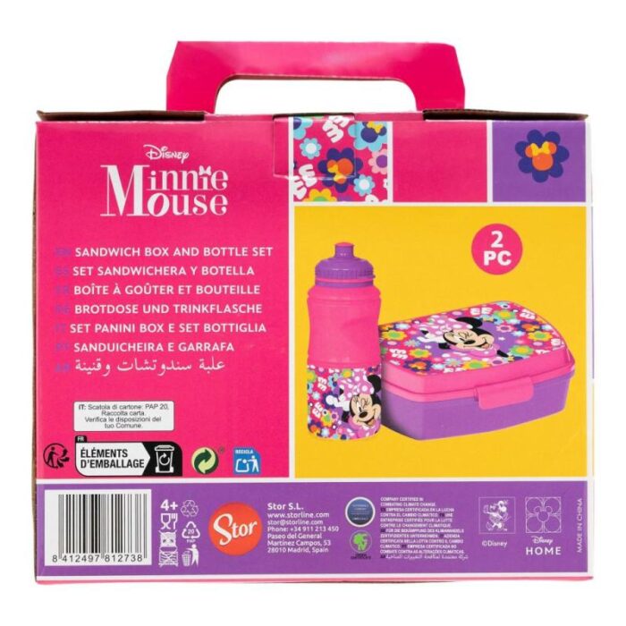 Minnie Set Sandwichera y Botella - Imagen 3