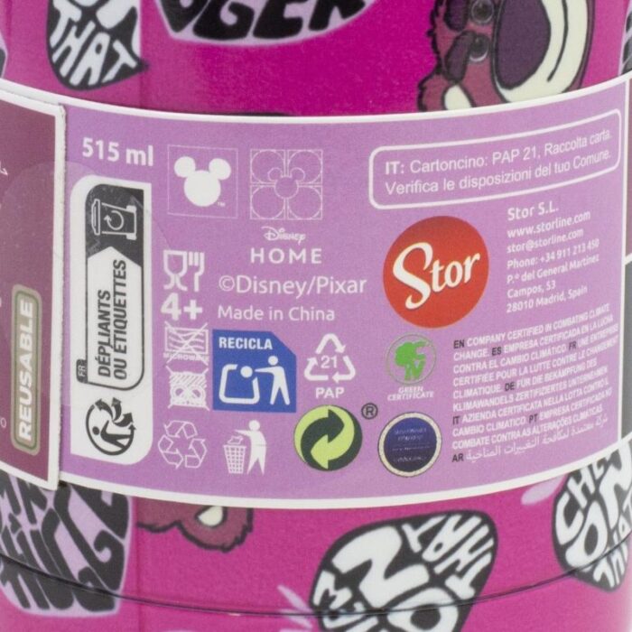 BOTELLA TERMO ACERO INOXIDABLE 515 ML TOY STORY 3 LOTSO - Imagen 5