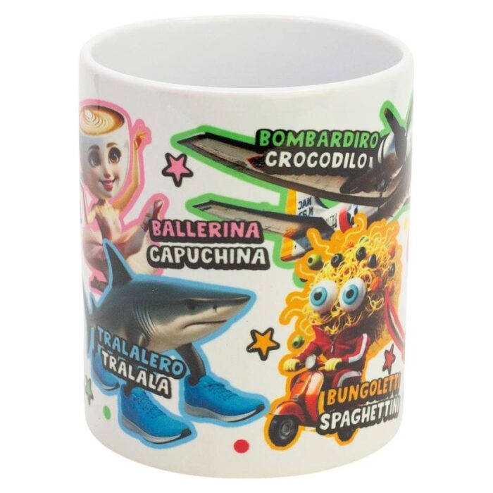 Taza Ceramica Italian Brainrot 325ml - Imagen 2