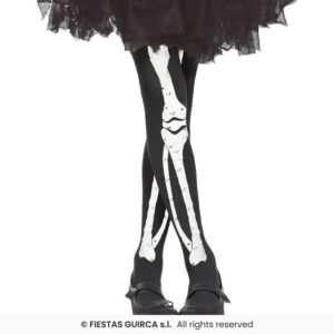 PANTYS ESQUELETO 7-10 AÑOS