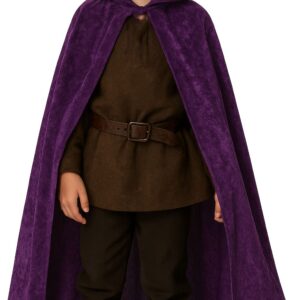 CAPA LILA TERCIPELO CAPUCHA 100 CMS.