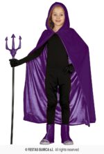 CAPA LILA TERCIPELO CAPUCHA 100 CMS. - Imagen 3