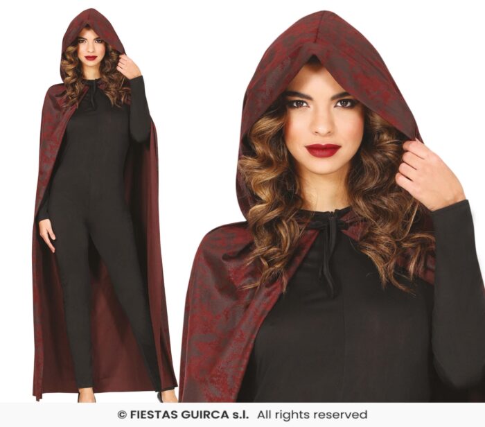CAPA MARRON CON CAPUCHA 130 CMS - Imagen 1