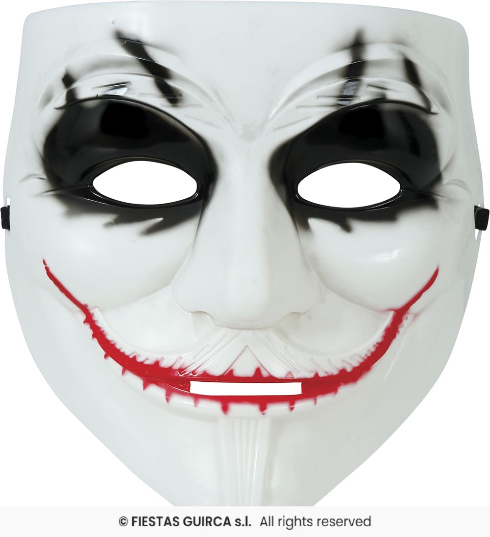 MASCARA SONRIENTE, PVC - Imagen 2