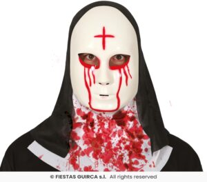 MASCARA MONJA SATANICA PVC