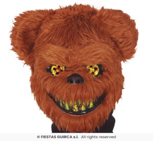 MASCARA OSO TERROR CON PELO
