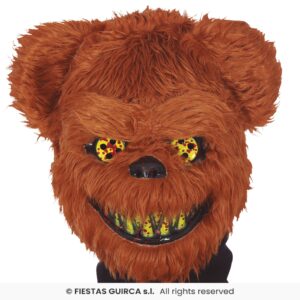MASCARA OSO TERROR CON PELO