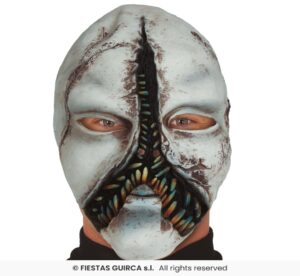 MASCARA MONSTRUO CON DIENTES, LATEX