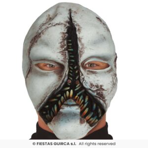 MASCARA MONSTRUO CON DIENTES, LATEX