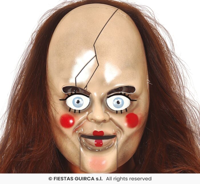 MASCARA MUÑECA TERROR  - Imagen 1