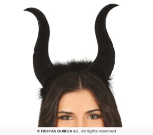 DIADEMA DEMONIO NEGRA