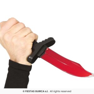 CUCHILLO CON SANGRE 25 CMS
