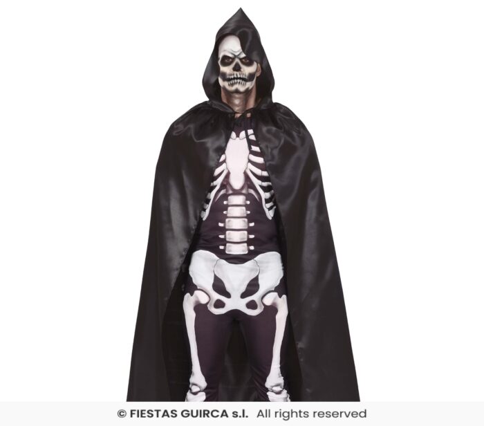 CAPA NEGRA CON CAPUCHA 120 CMS - Imagen 1
