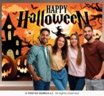 PHOTOCALL PARTY HAPPY HALLOWEEN TELA 220X150 CM - Imagen 3