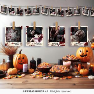 GUIRNALDA FOTOS CRIMENES 274 CM 16X22 CM