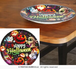 BOLSA 6 PLATOS MONSTRUITOS 23 CM