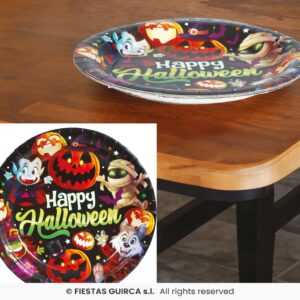 BOLSA 6 PLATOS MONSTRUITOS 23 CM