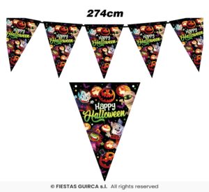 GUIRNALDA MONSTRUITOS 300 CMS 20X30 CMS PAPEL