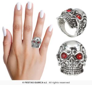 ANILLO CALAVERA METAL