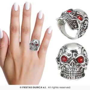 ANILLO CALAVERA METAL