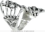 ANILLO MANOS ESQUELETO METAL - Imagen 3