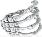 BRAZALETE ESQUELETO METALICO, PLATA - Imagen 2