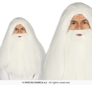 PELUCA Y BARBA EN CAJA