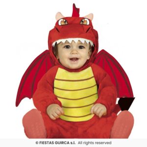 DISFRAZ DRAGON ROJO 12-18 Meses