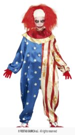 DISFRAZ PAYASO PATRIOT CLOWN 5-6 Años