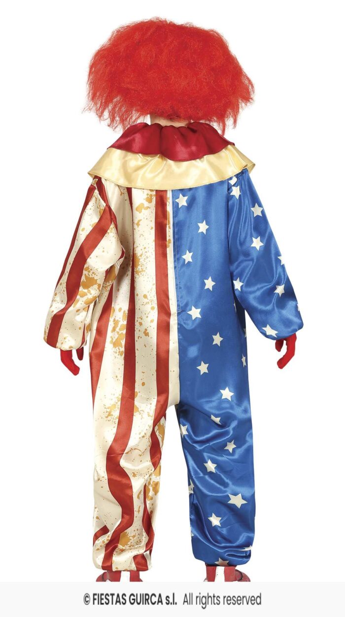 DISFRAZ PAYASO PATRIOT CLOWN 5-6 Años - Imagen 2